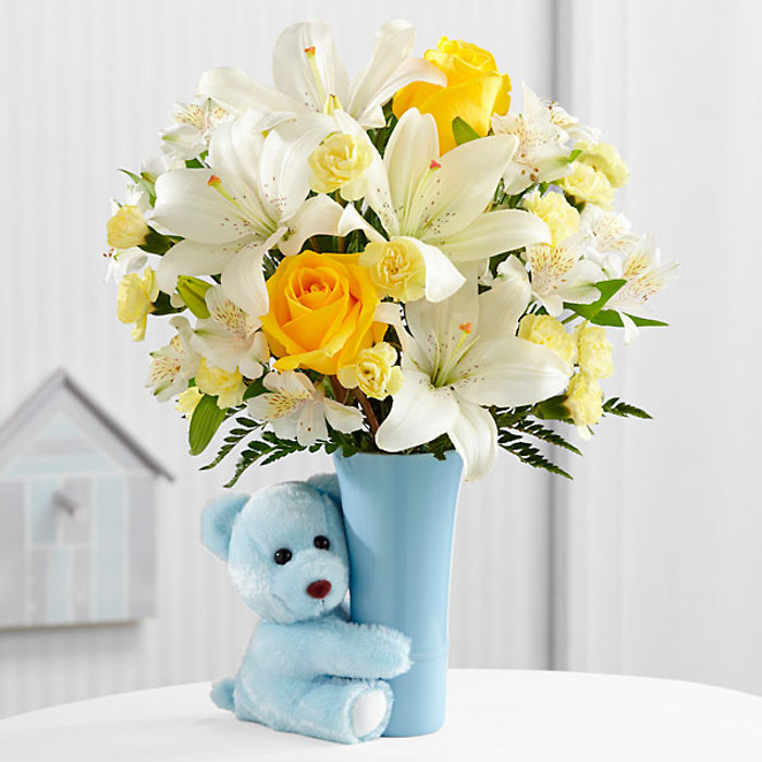 The Baby Boy Big Hug&reg; Bouquet