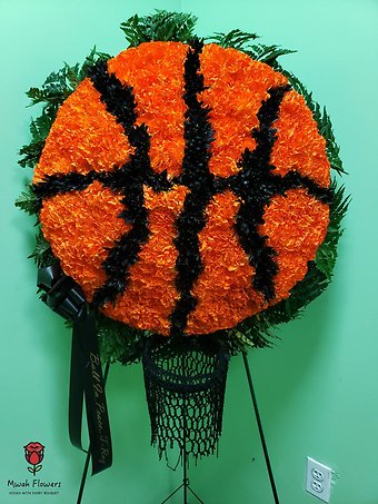 Sports Funeral Flowers
