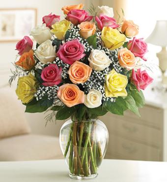 Ultimate Elegance&trade; Long Stem Assorted Roses