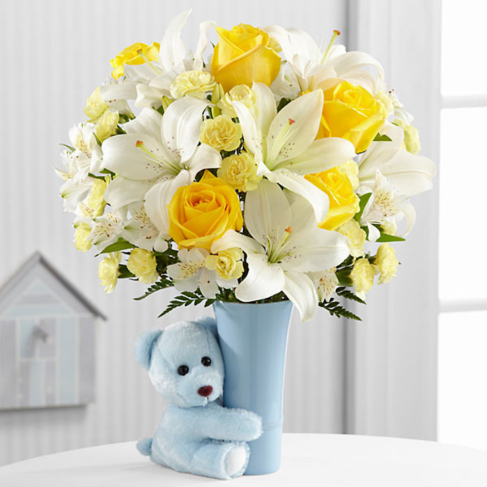 The Baby Boy Big Hug&reg; Bouquet