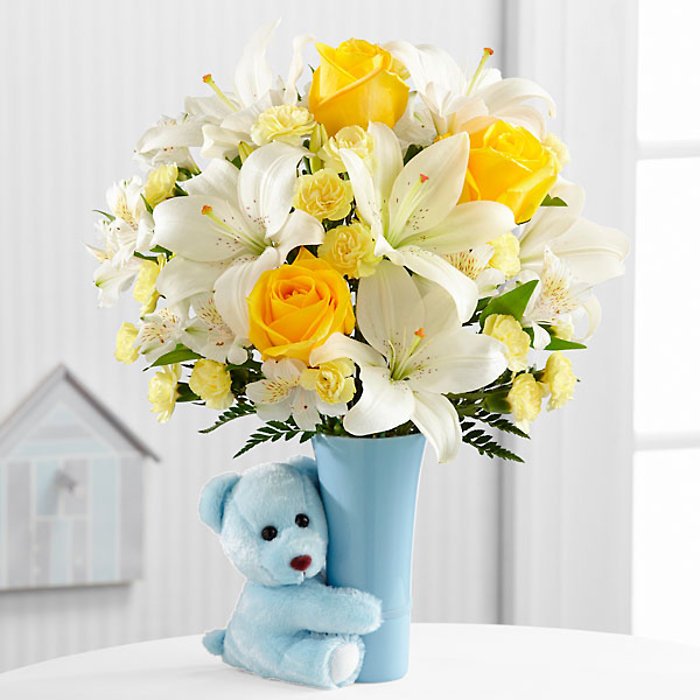 The Baby Boy Big Hug&reg; Bouquet